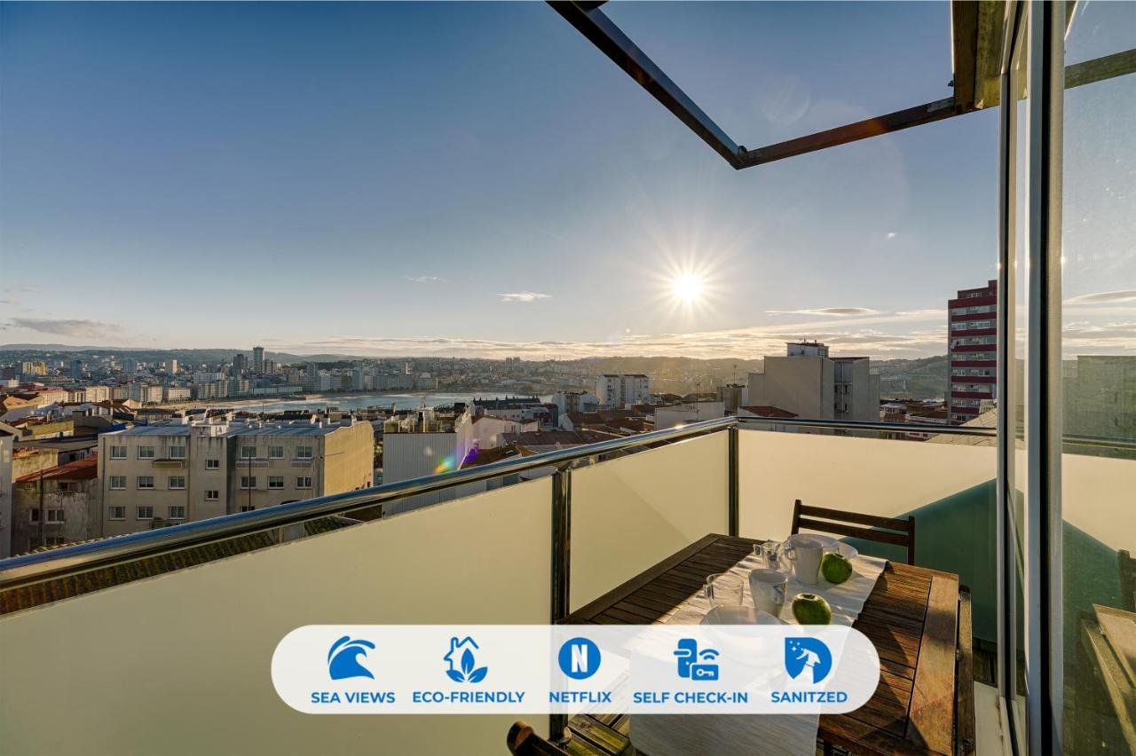 Riazor Bay By Thebluewaveapartments Com A Coruña Zewnętrze zdjęcie